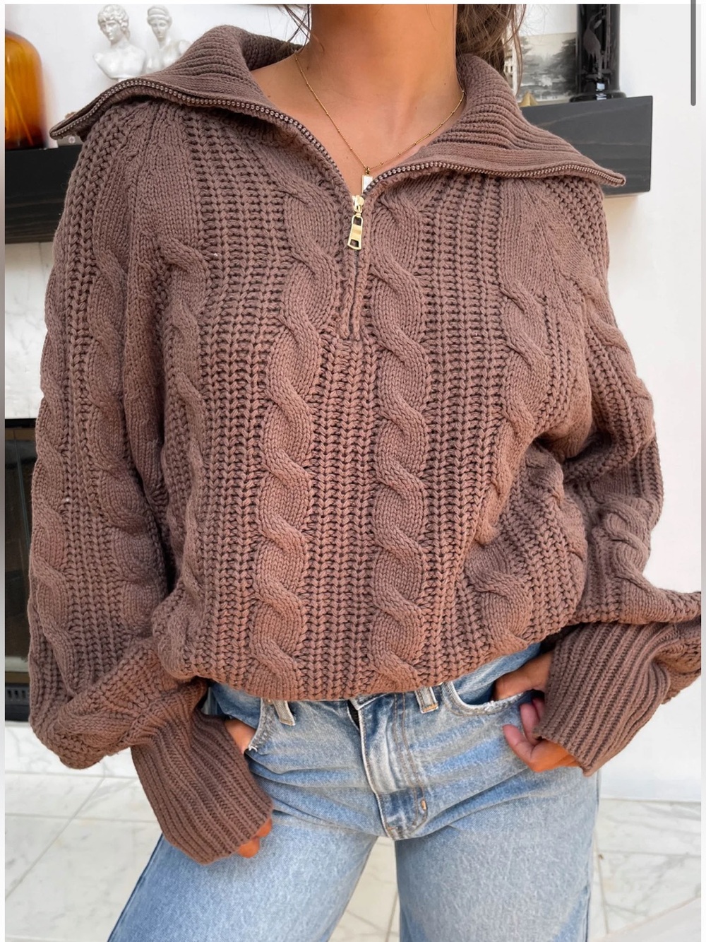 Grey Bandit Let’s Cuddle Sweater